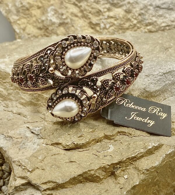 03087-Vintage Jeweled Bangle; Suggested Retail: $16.00-18.00