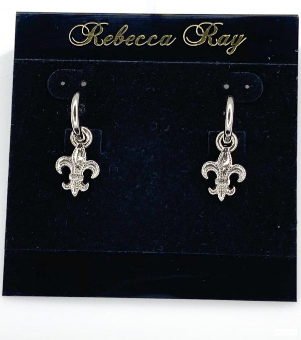 02809: Fleur De Lis Earring: Suggested Retail $10.00-12.00