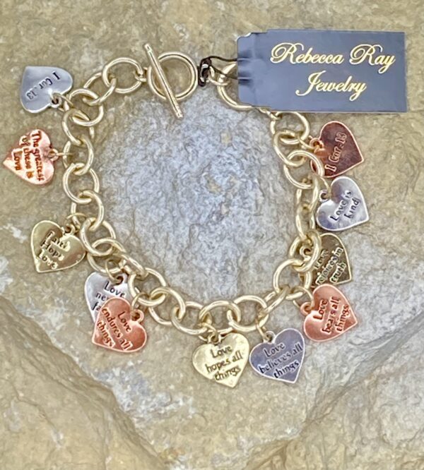 03130-Heart Charm Bracelet; Suggested Retail: $10.50-14.00