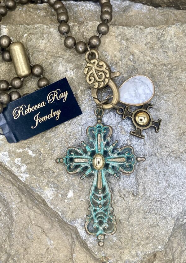 03149- Cross Charm Necklace; Suggested Retail: $16.00-18.00