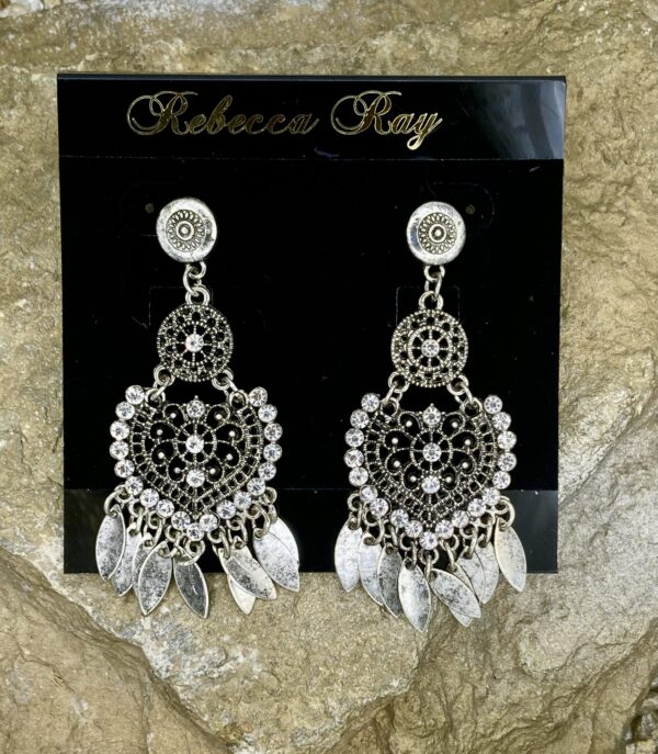 03094- Metal Chandelier Earrings; Suggested Retail: $10.50-14.00