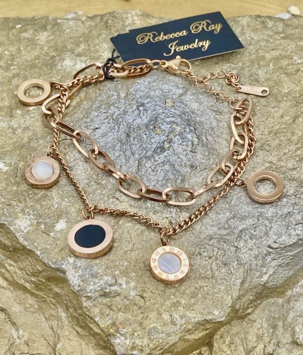 03204-Rose Gold Charm Bracelet; Suggested Retail: $14.00-18.00