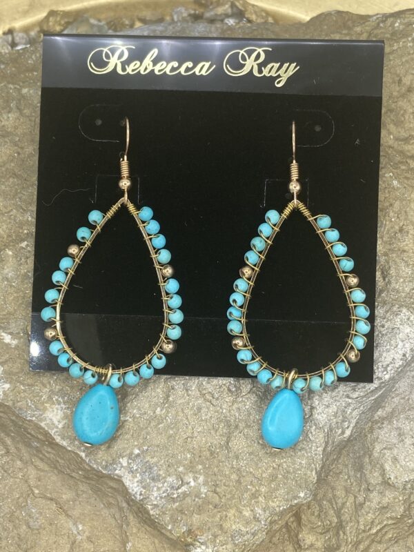 03207-Beaded Drop Earring; Suggested Retail: $10.00-14.00