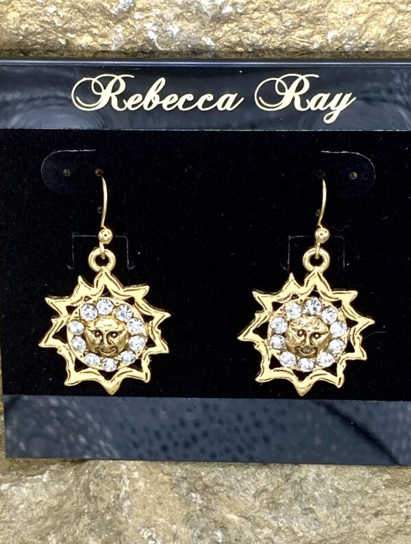 03272-Crystal Sun Earrings; Suggested Retail: $12.50-14.00