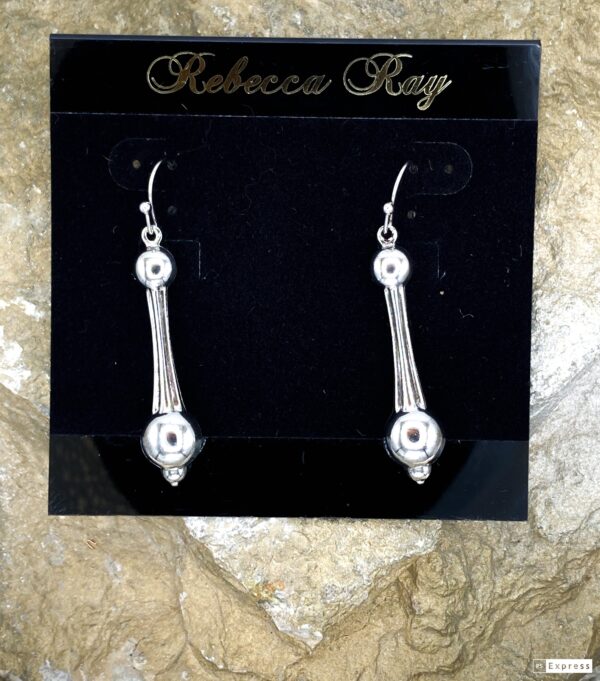 03273- Silver Drop Earrings; Suggested Retail: $8.00-10.00