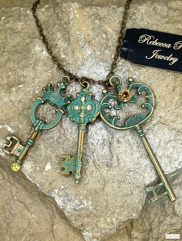 03274-Patina Key Necklace; Suggested Retail: $16.00-22.00