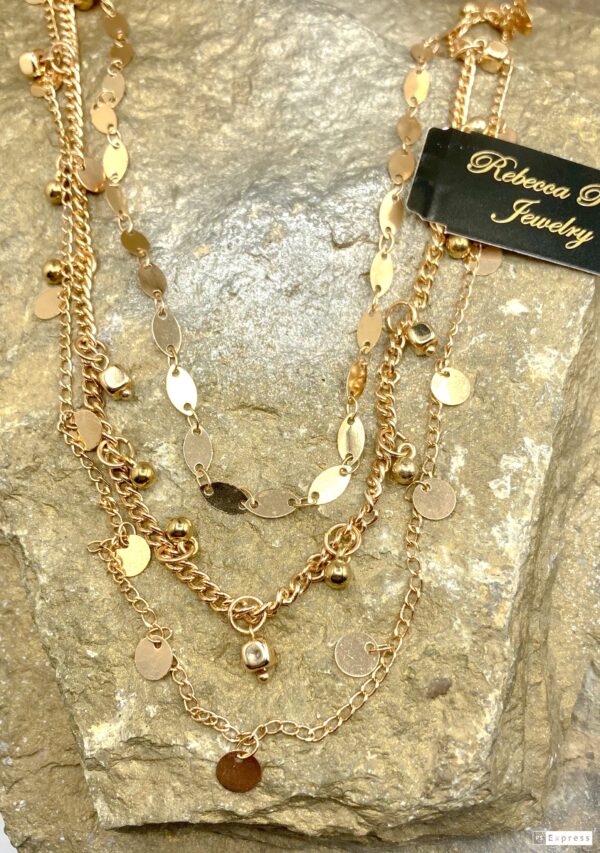 03311- Triple Strand Necklace: Suggested Retail $14.00-18.00