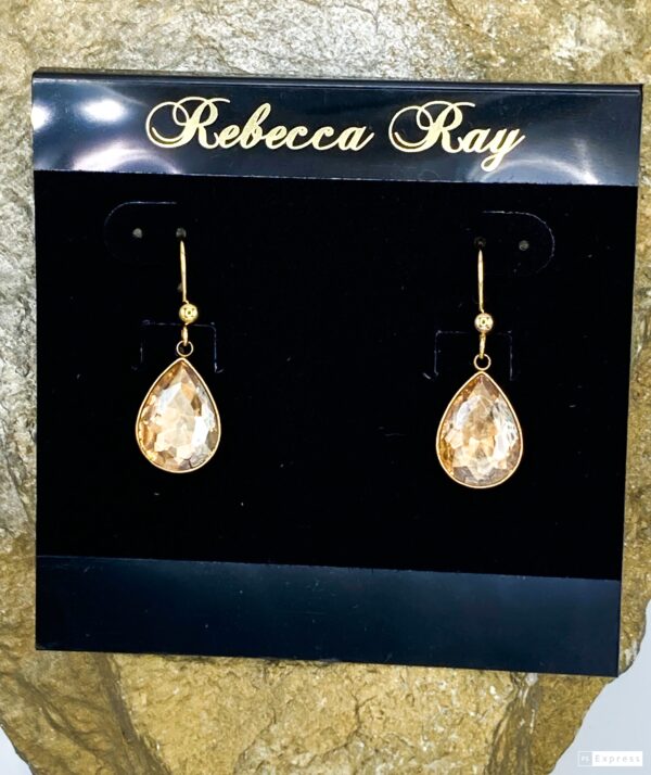 03511-Crystal Teardrop Earring; Suggested Retail: $7.00-10.00