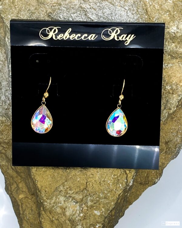 03513-Crystal Teardrop Earring; Suggested Retail: $7.00-10.00