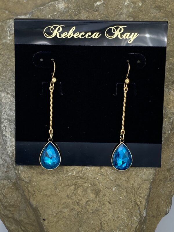 03519-Crystal Teardrop Earring; Suggested Retail: $14.00-16.00