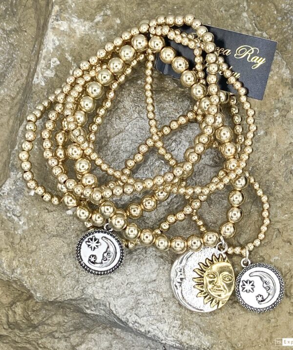 03534- Celestial Beaded Bracelet Set; Suggested Retail: $12.00-16.00