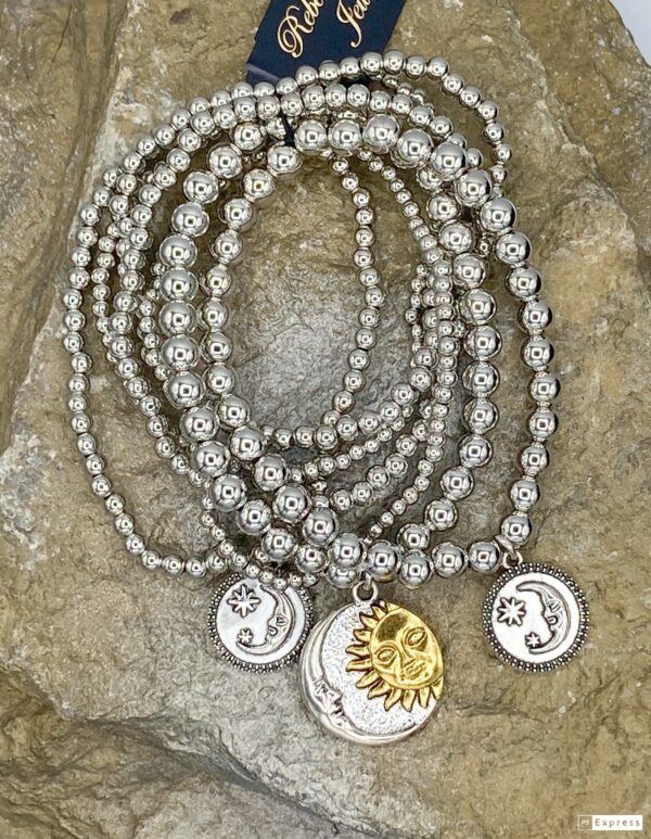 03535- Celestial Stretch Bracelet Set; Suggested Retail:$12.00-14.00