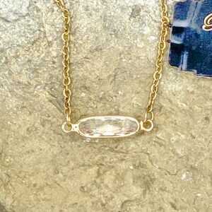 03541- Oval Crystal Necklace; Suggested Retail: $10.00-12.00