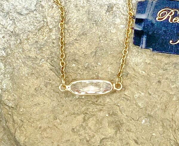 03541- Oval Crystal Necklace; Suggested Retail: $10.00-12.00