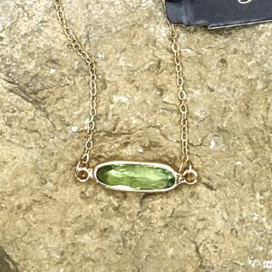 03542-Oval Crystal Necklace; Suggested Retail $10.00-12.00