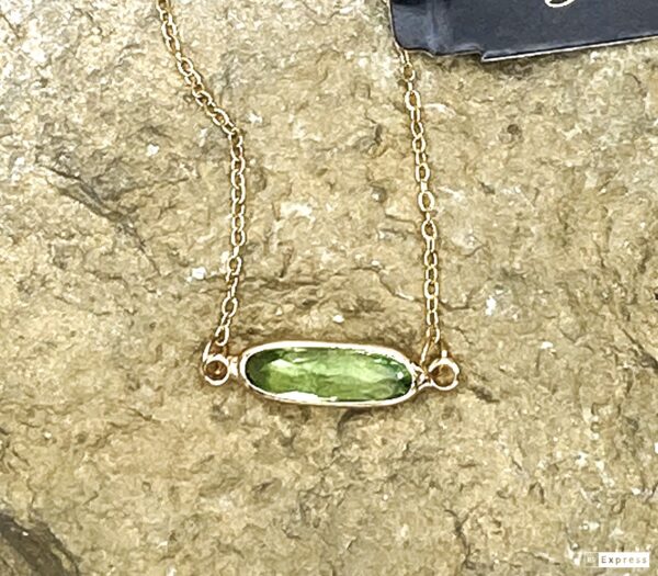 03542-Oval Crystal Necklace; Suggested Retail $10.00-12.00