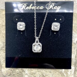 03545-Cubic Zirconia Set; Suggested Retail: $ 12.00-14.00