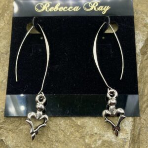 03570-Heart Drop Earring; Suggested Retail $12.00-14.00