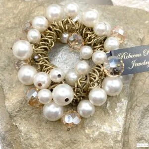 03578- Vintage Beaded Stretch Bracelet; Suggested Retail $16.00-18.00